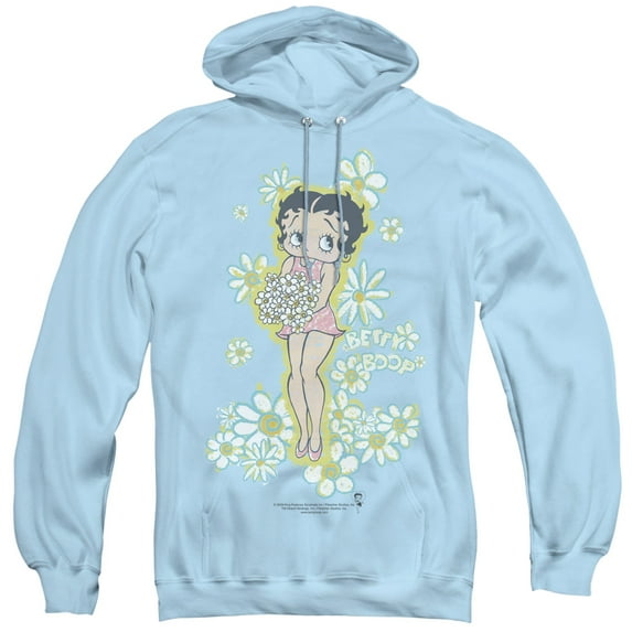 Betty Boop - Flowers - Pull-Over Hoodie - Small
