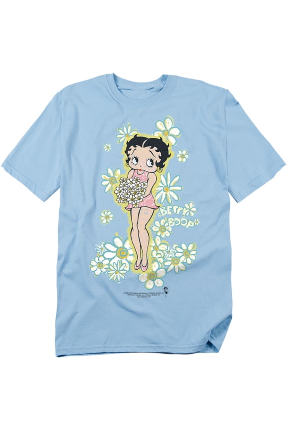 Betty Boop T-Shirt Flowers Unisex Graphic Tee For Men & Women