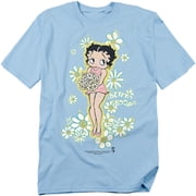Betty Boop T-Shirt Flowers Unisex Graphic Tee For Men & Women