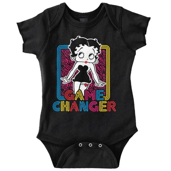Betty Boop Game Changer Cutie Cute Bodysuit Jumper Girls Infant Baby Brisco Brands 12M