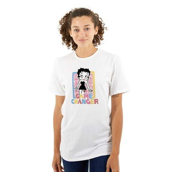 Betty Boop Game Changer Cutie Cute Women Plus Size Graphic Tee Tees Brisco Brands 2X