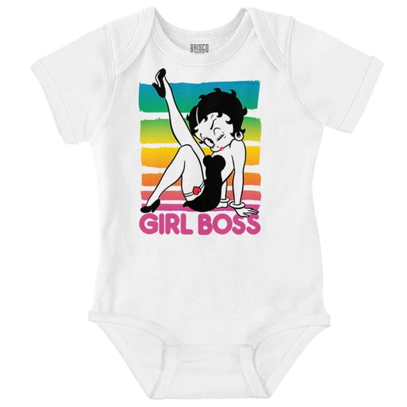 Betty Boop Girl Boss Cute Confident Bodysuit Jumper Girls Infant Baby Brisco Brands 6M