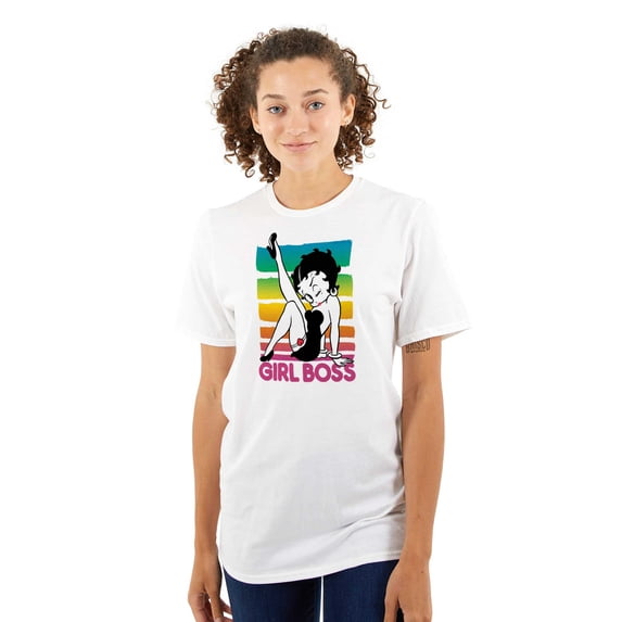 Betty Boop Girl Boss Cute Confident Women's Graphic T Shirt Tees Brisco Brands L