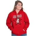 thumbnail image 1 of Betty Boop Girl Power Adorable Zip Hoodie Sweatshirt Women Brisco Brands M, 1 of 6