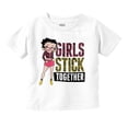thumbnail image 1 of Betty Boop Girl Power Stick Together Youth T Shirt Tee Girls Infant Toddler Brisco Brands 4T, 1 of 5