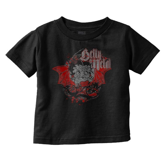 Betty Boop Goth Metal Devil Youth T Shirt Tee Girls Infant Toddler Brisco Brands 5T