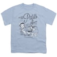 thumbnail image 1 of Betty Boop - Greetings From Paris - Youth Short Sleeve Shirt - Small, 1 of 2