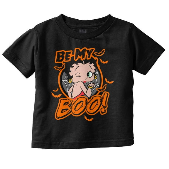 Betty Boop Halloween Be My Boo Youth T Shirt Tee Girls Infant Toddler Brisco Brands 6M