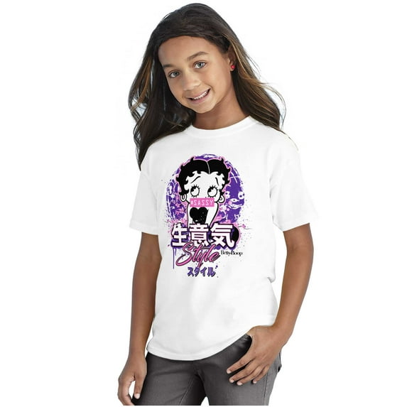Betty Boop Hashtag Sassy Style Girls Kids T Shirt Tees Teen Brisco Brands S