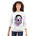 thumbnail image 1 of Betty Boop Hashtag Sassy Style Women Crewneck Sweatshirt Brisco Brands X, 1 of 6