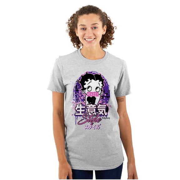 Betty Boop Hashtag Sassy Style Women's Graphic T Shirt Tees Brisco Brands M