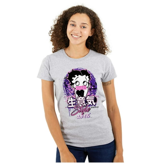 Betty Boop Hashtag Sassy Style Women's T Shirt Ladies Tee Brisco Brands M