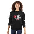 thumbnail image 1 of Betty Boop Heart Angel Wings Ooh LaLa Women Plus Size Sweatshirt Brisco Brands 4X, 1 of 6