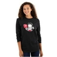 thumbnail image 1 of Betty Boop Heart Angel Wings Ooh LaLa Women's Long Sleeve T Shirt Brisco Brands S, 1 of 6