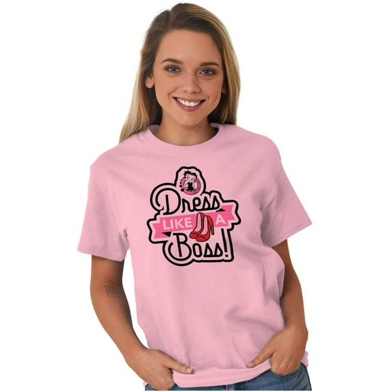 Betty Boop High Heels Cute Funny Women Plus Size Graphic Tee Tees Brisco Brands 2X