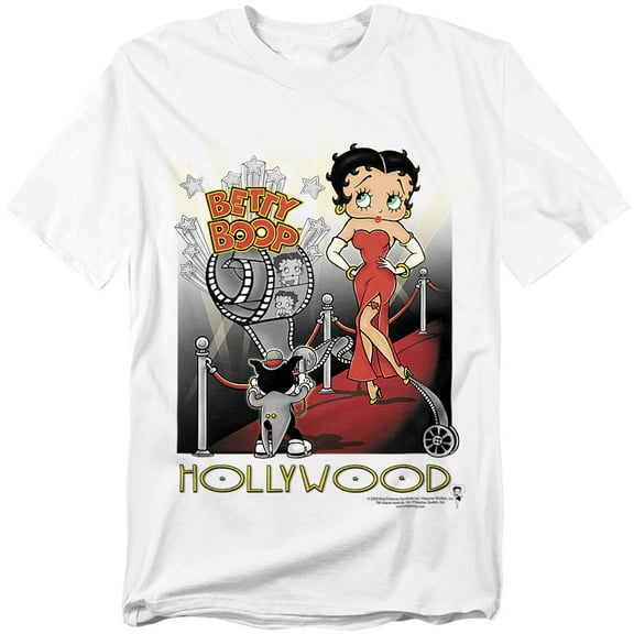 Betty Boop Hollywood Mens Short Sleeve Shirt