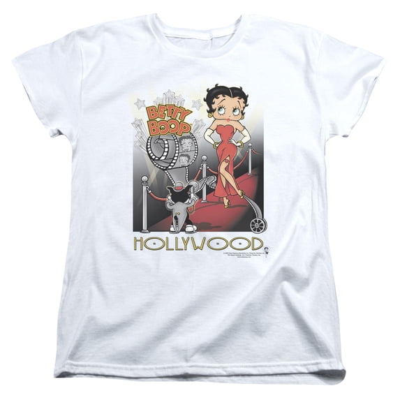 Betty Boop Hollywood S/S Women's T-Shirt White