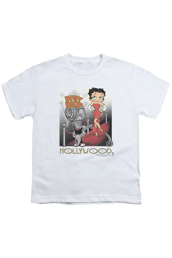 Betty Boop - Hollywood - Youth Short Sleeve Shirt - Medium