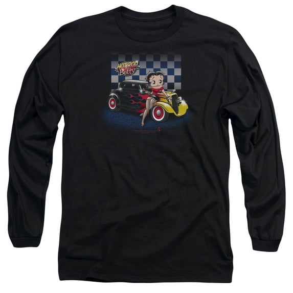 Betty Boop - Hot Rod Boop - Long Sleeve Shirt - XXX-Large