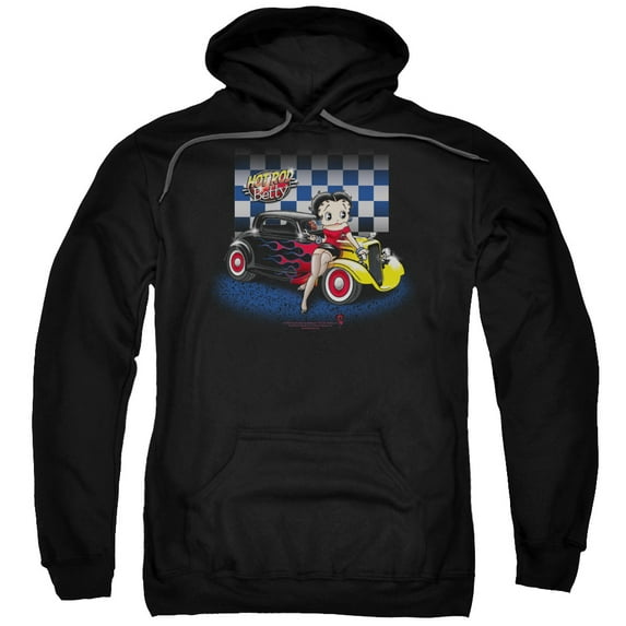 Betty Boop - Hot Rod Boop - Pull-Over Hoodie - Medium