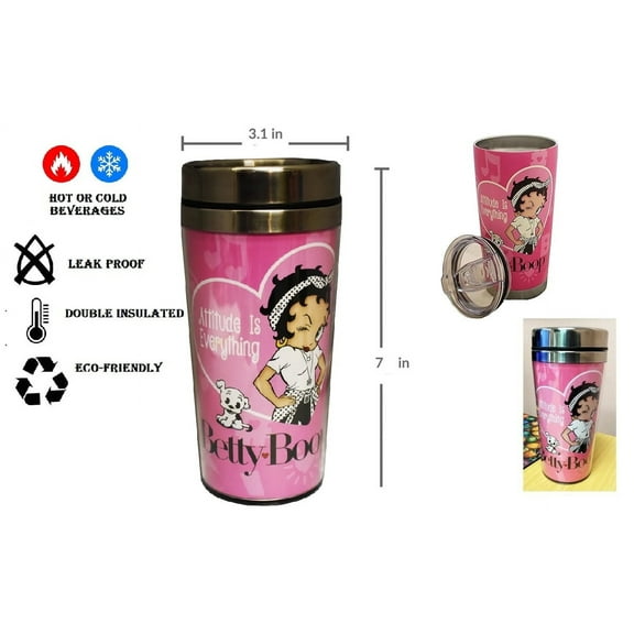 Betty Boop Hot and Cold Insulated Thermo Travel Mug