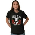 thumbnail image 1 of Betty Boop Hug Life Chose Me Roses Women Plus Size Graphic Tee Tees Brisco Brands 2X, 1 of 5