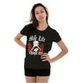 thumbnail image 1 of Betty Boop Hug Life Chose Me Roses Women's T Shirt Ladies Tee Brisco Brands S, 1 of 5