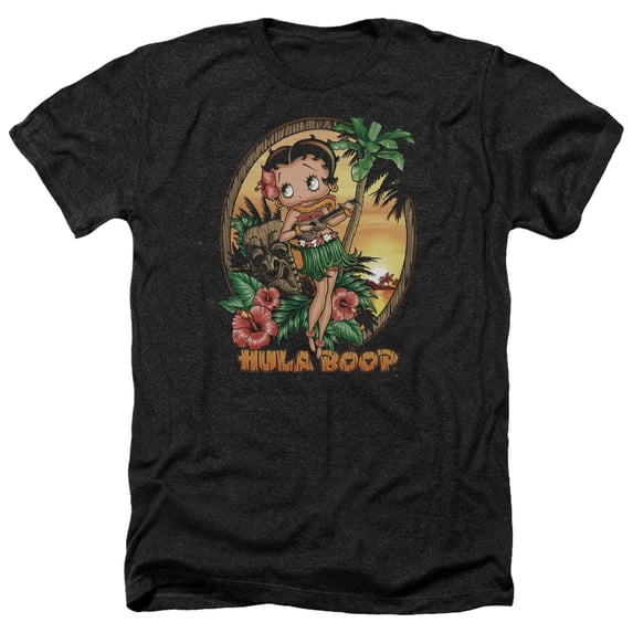 Betty Boop - Hula Boop Ii - Heather Short Sleeve Shirt - X-Large