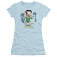 thumbnail image 1 of Betty Boop Hula Honey S/S Junior Women's T-Shirt Sheer Light Blue, 1 of 2
