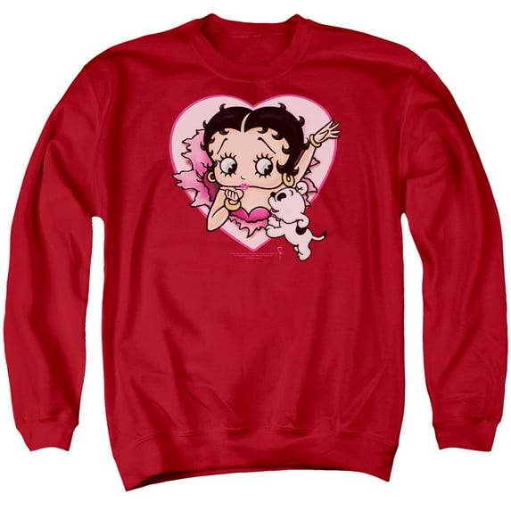 Betty Boop - I Love Betty - Crewneck Sweatshirt - Large
