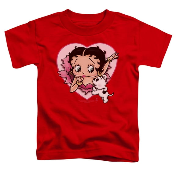 Betty Boop I Love Betty S/S Toddler T-Shirt Red
