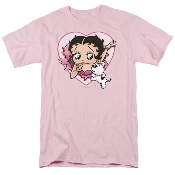 Betty Boop Men's I Love Betty T-shirt XX-Large Pink