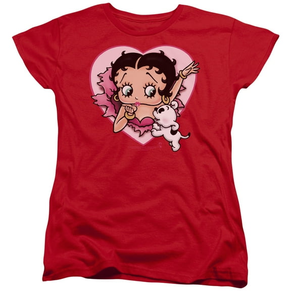 Betty Boop - I Love Betty - Women's Short Sleeve Shirt - X-Large