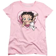 Betty Boop - I Love Betty - Womens Short Sleeve Shirt - X-Large