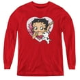thumbnail image 1 of Betty Boop - I Love Betty - Youth Long Sleeve Shirt - Small, 1 of 2