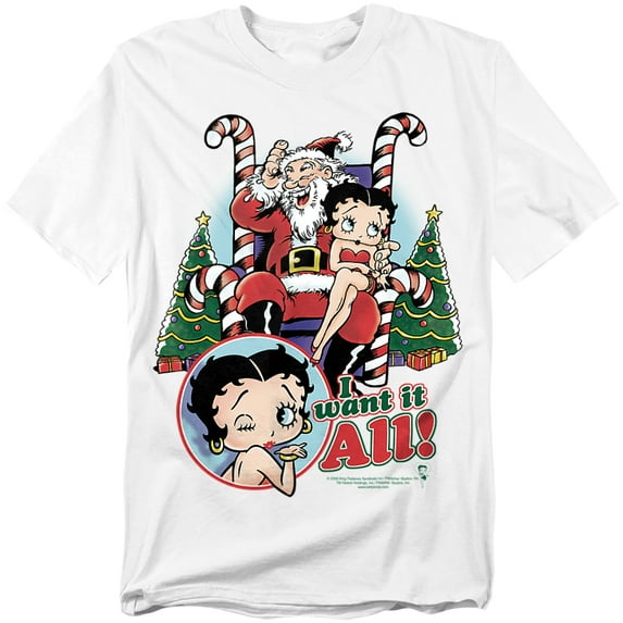 Betty Boop T-Shirt I Want It All Unisex Graphic Tee For Men & Women