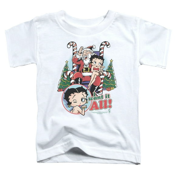 Betty Boop - I Want It All - Toddler Short Sleeve Shirt - 2T