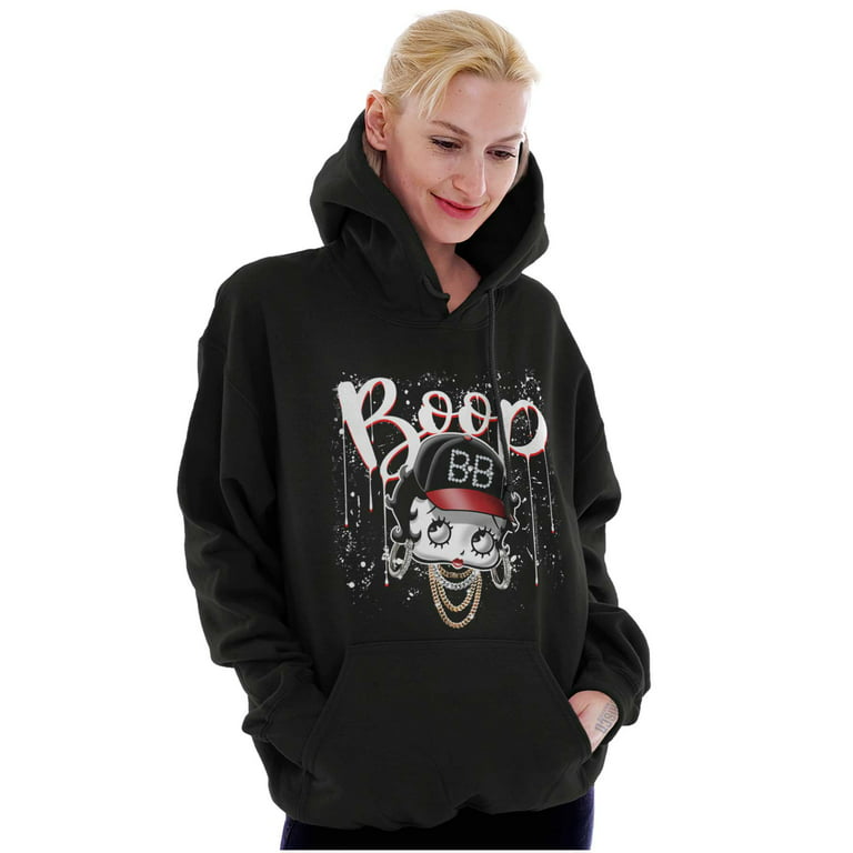 Betty Boop Iconic Bling Hoodie Sweatshirt Women Men Brisco Brands S