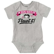 Betty Boop If You Got It Flaunt It Bodysuit Jumper Girls Infant Baby Brisco Brands 18M