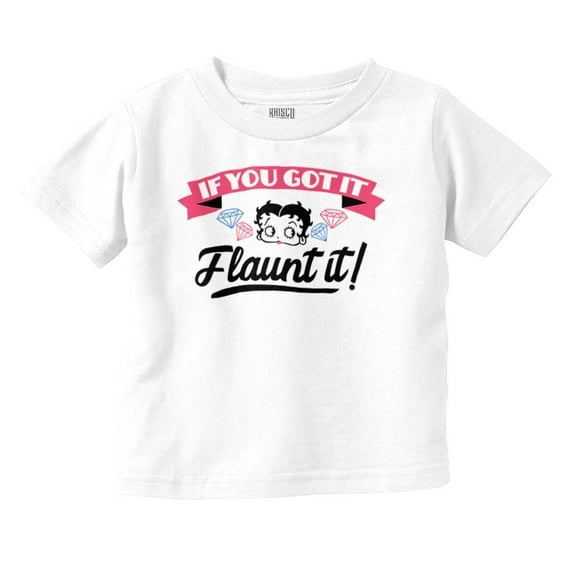 Betty Boop If You Got It Flaunt It Youth T Shirt Tee Girls Infant Toddler Brisco Brands 12M