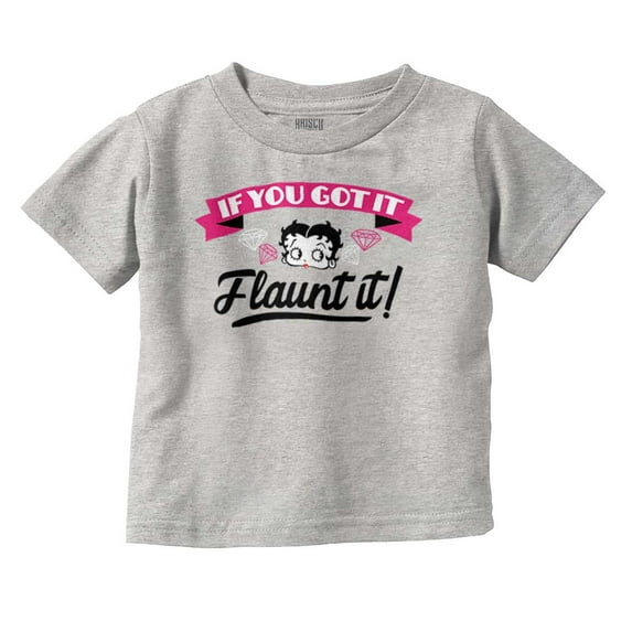Betty Boop If You Got It Flaunt It Youth T Shirt Tee Girls Infant Toddler Brisco Brands 24M