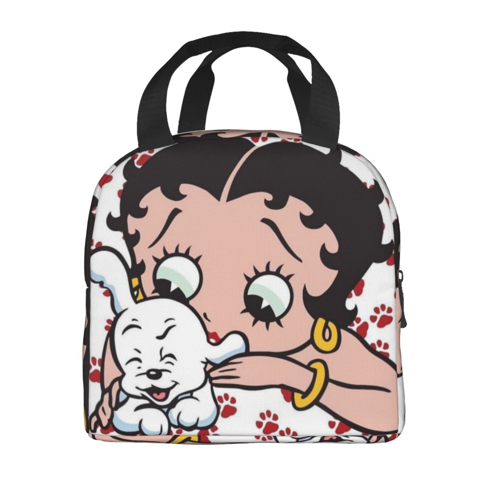 Betty Boop Insulated Lunch Bags Reusable Lunch Box, Cooler Lunch Bag Waterproof Lunch Tote For Picnic Office Work Travel Camping Gifts