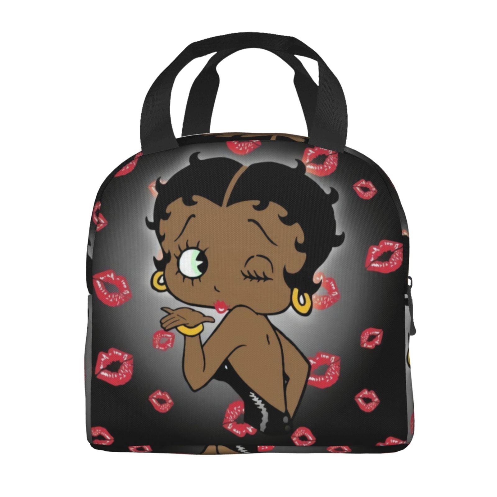 Betty Boop Insulated Lunch Bags Reusable Lunch Box, Cooler Lunch Bag Waterproof Lunch Tote For Picnic Office Work Travel Camping Gifts