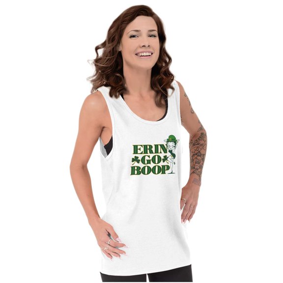Betty Boop Irish St Patricks Day Women Plus Size Tank Top Brisco Brands 3X