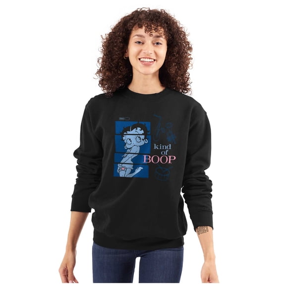 Betty Boop Jazz Cartoon Character Women Plus Size Sweatshirt Brisco Brands 4X