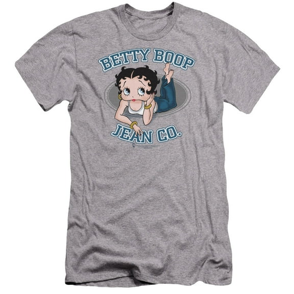Betty Boop - Jean Co - Premium Slim Fit Short Sleeve Shirt - Medium