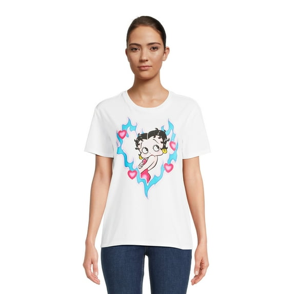 Betty Boop Juniors Tee, Sizes XS-3XL