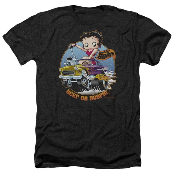 Betty Boop - Keep On Boopin - Heather Short Sleeve Shirt - Medium