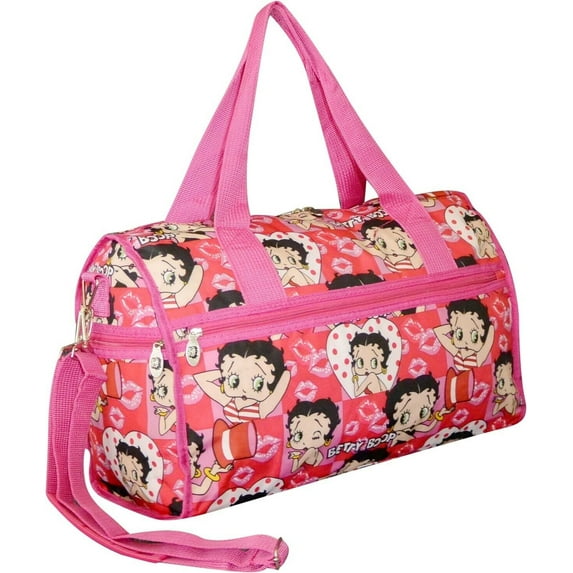 Betty Boop Kids Girls Duffel Bag, Pink