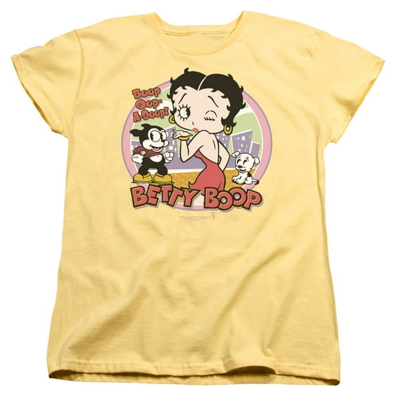 Betty Boop - Kiss - Women's Short Sleeve Shirt - Medium